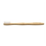 Brosse à dent en bois de bambou, blanc, fait au Québec par Ola Bamboo, un choix écologique