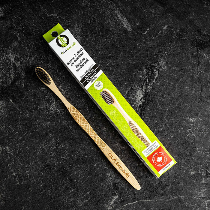 Brosse à dents souple - Charcoal Brosse à dents souple - Charcoal