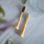 4 têtes remplaçables, brosses à dents Zerro, souple, fait au Québec, Ola Bamboo, un choix écologique