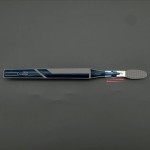 Brosse à dent à tête remplaçable, souple, fait au Québec, bleu, Ola Bamboo, un choix écologique