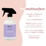 Nettoyant multiusage pour la cuisine et la salle de bain, fabriqué au Québec, biodégradable, ingrédients sécuritaires, Pure