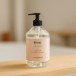 Savon à mains et corps au fleur d'amandier pour peaux sensible, biodégradable, Pure