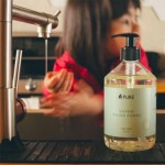 Savon à mains et corps au thé vert pour peaux sensible, biodégradable, Pure